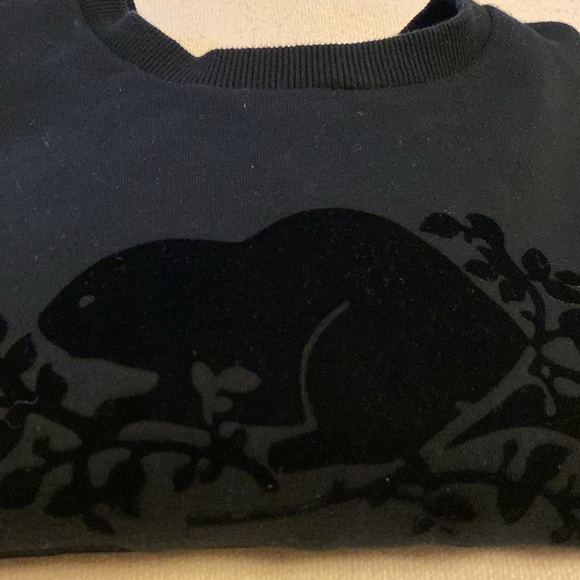 Roots Womens Organic Cooper Beaver Long Sleeve sweatshirt - Picture 3 of 10